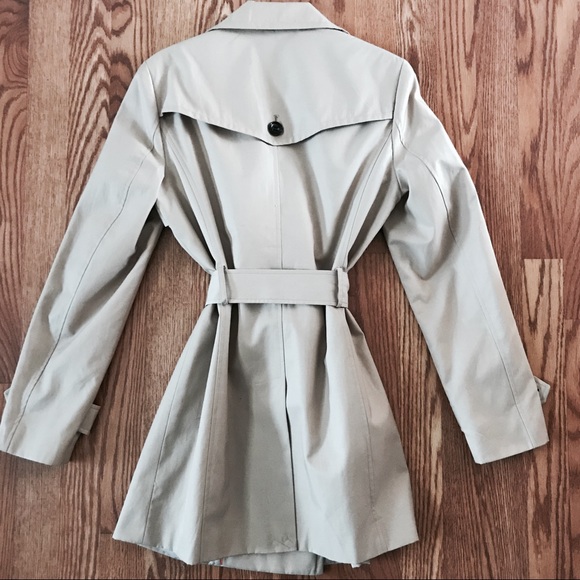 CALVIN KLEIN Double Breasted Trench Coat - Picture 7 of 8